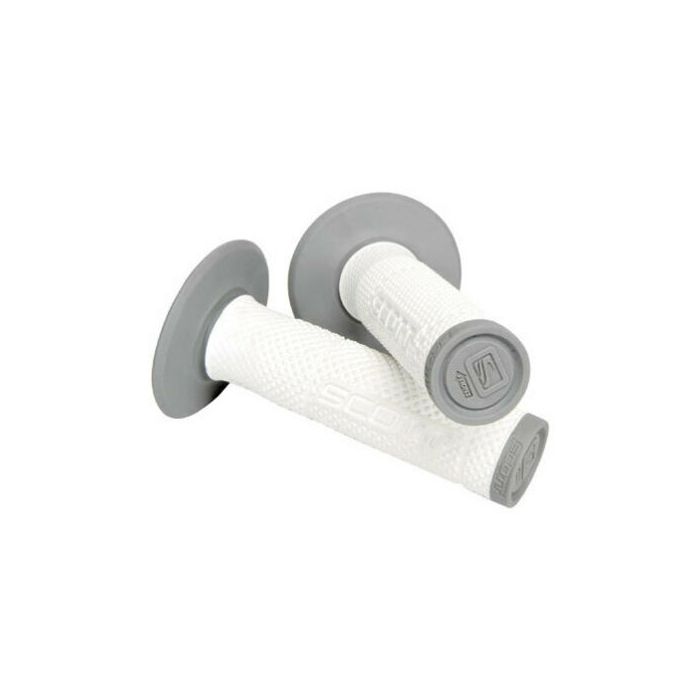 SCOTT MX SXII GRIPS 22/25MM WHITE/GREY