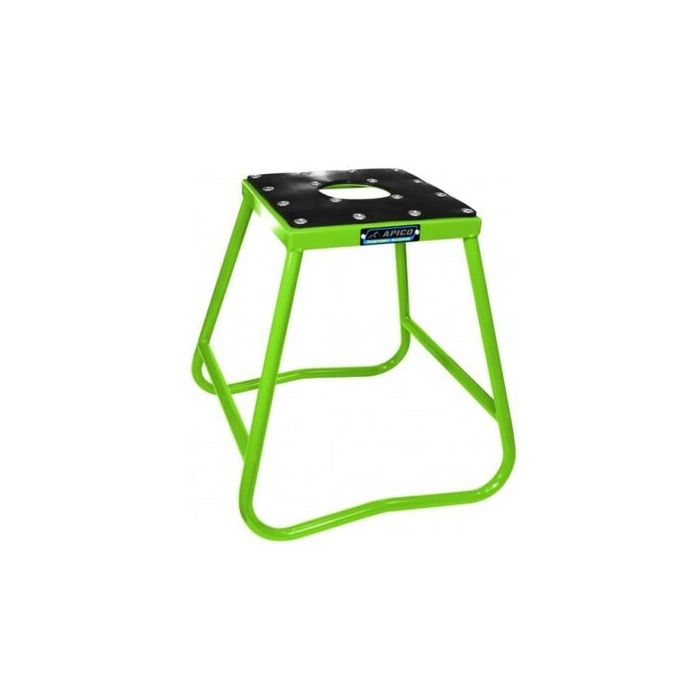 APICO Steel Boxed Motocross/Enduro Bike Stand - GREEN