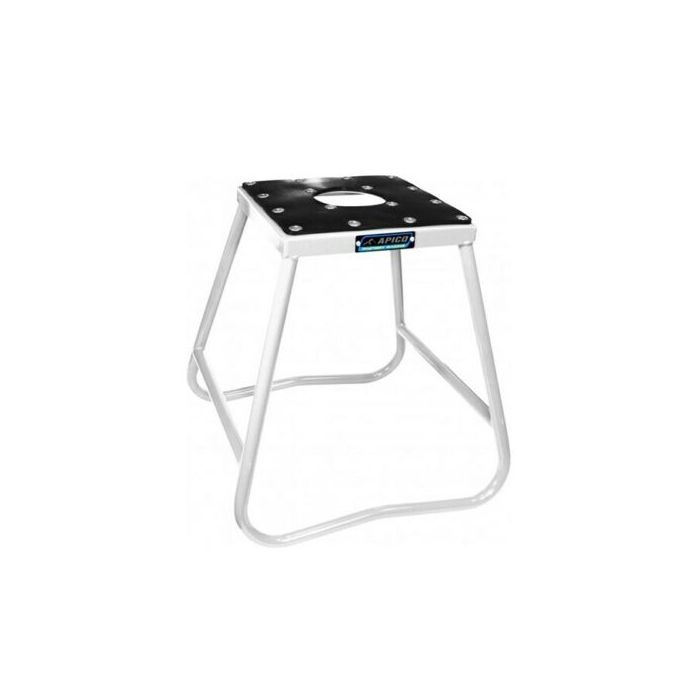 APICO Steel Boxed Motocross/Enduro Bike Stand - WHITE
