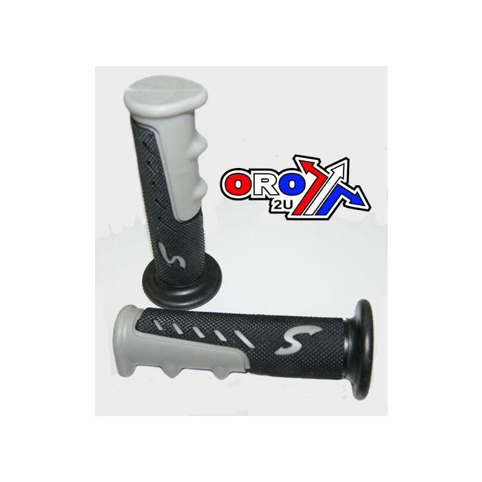 FIR GRIPS DUAL COMPOUND ATV/QUAD BLACK/GREY