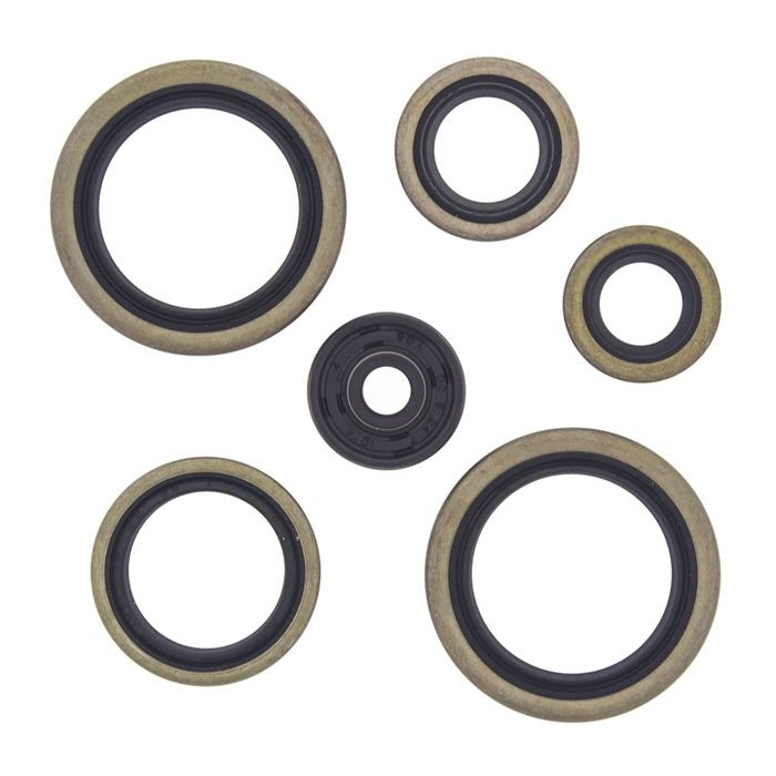 WINDEROSA / VERTEX ENGINE OIL SEAL KIT KTM/HUSKY SX125-150 98-15, EXC125-200 98-15, TC125 14-15 (R) (822187)