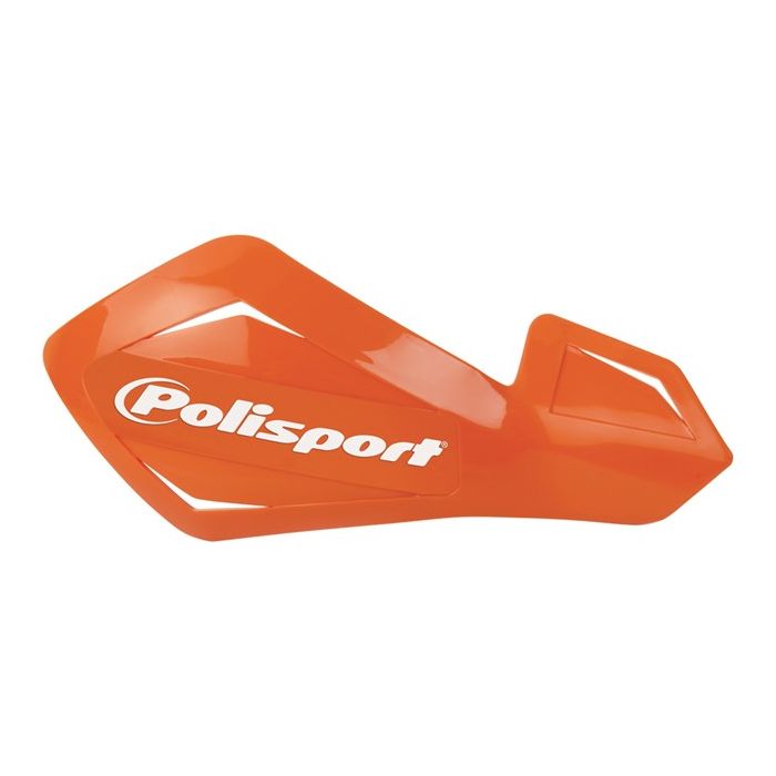 POLISPORT FREEFLOW LITE HAND GUARDS WITH ALUMINIUM MOUNTING KIT ORANGE