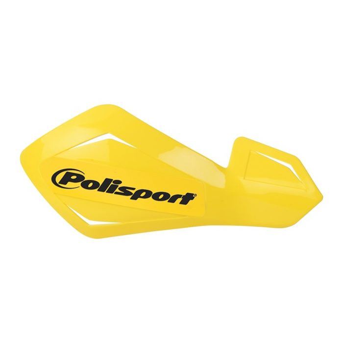 POLISPORT FREEFLOW LITE HAND GUARDS WITH ALUMINIUM MOUNTING KIT YELLOW