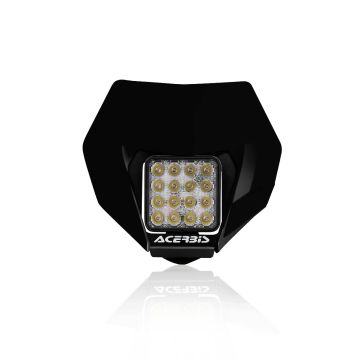 ACERBIS BLACK LED HEADLIGHT VSL UNIVERSAL FIT 