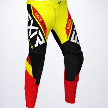 FXR YOUTH PRO-STRETCH MX PANT - Yellow/Black/Red