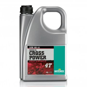 MOTOREX Cross Power 4T Fully Synthetic Pro Performance JASO MA2 10w/60 4L