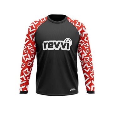 REVVI KIDS RIDING JERSEY RED
