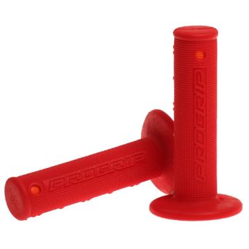 Pro Grip 799 Dual Density Half Waffle Grips - RED