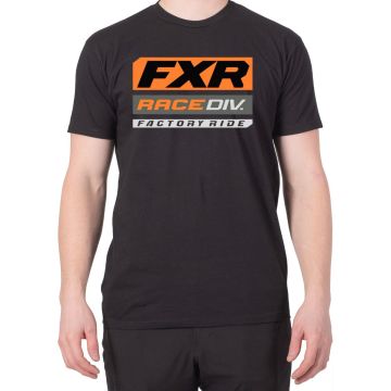 FXR M RACE DIVISION T-SHIRT 20 Black/Orange