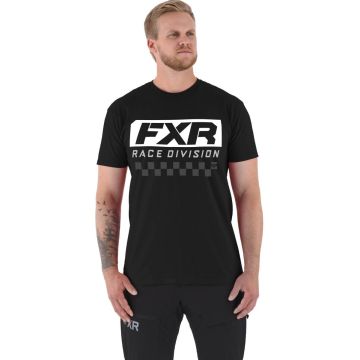 FXR M RACE DIVISION T-SHIRT 21 Black/White