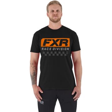 FXR M RACE DIVISION T-SHIRT 21 Black/Orange 