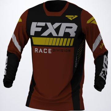 FXR 2021 REVO MX JERSEY BLACK/RUST/GOLD