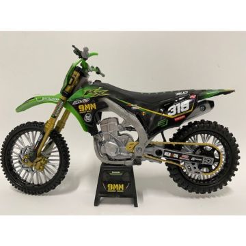 KAWASAKI BUD RACING QUENTIN MARC PRUGNIERES #319 KXF 450 2021 1:12 SCALE