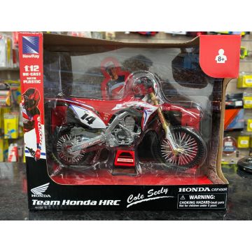 HONDA HRC COLE SEELEY #14 CRF 450 2017 1:12 SCALE