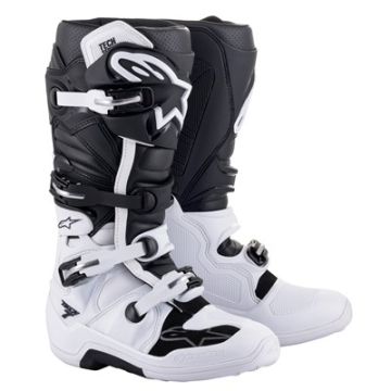 ALPINESTARS BOOT TECH SEVEN WHT/BLK