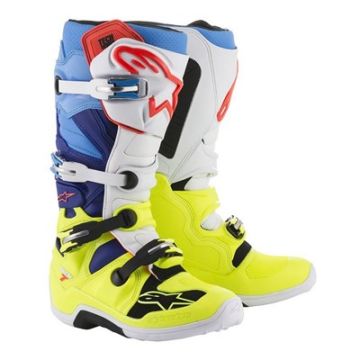 ALPINESTARS TECH 7 BOOTS YE FL/WH/BL/CY
