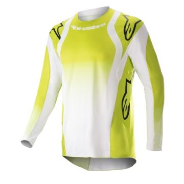 ALPINESTARS TECHSTAR PUSH JERSEY YELLOW FLUO WHITE