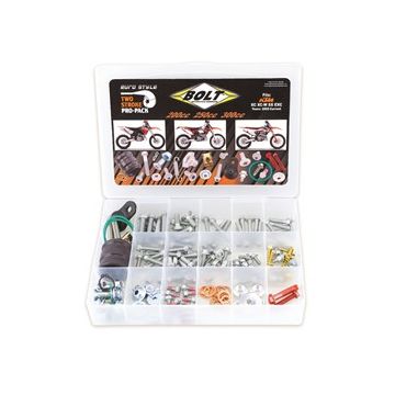 BOLT PRO PACK FASTENER KIT EURO STYLE 2T SX/EXC 200-300 00-21