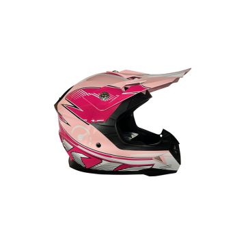 REVVI KIDS MOTOCROSS HELMET PINK