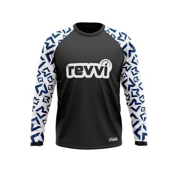 REVVI KIDS RIDING JERSEY WHITE