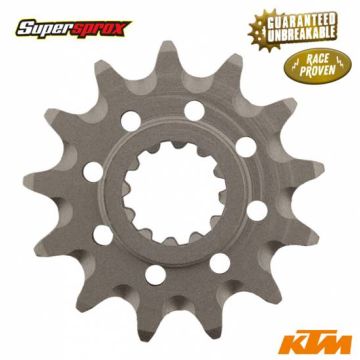 SUPERSPROX FRONT SPROCKET - KTM/HUSKY/GAS SX65 98-22, TC65 17-22, MC65 21-22 