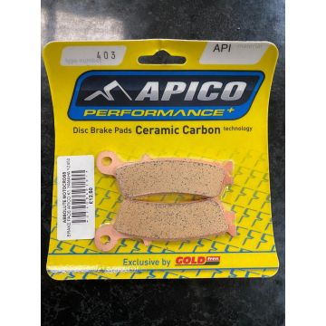 APICO BRAKE PADS YAMAHA YZ250F 2021, YZ450F 20-21, YZ/WR450F/FX FRONT