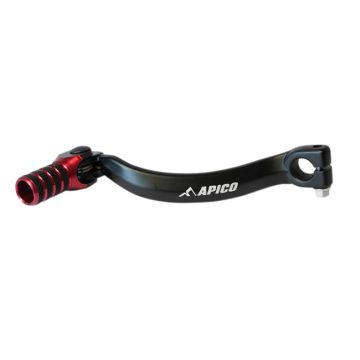 APICO GEAR PEDAL ELITE HONDA CR125 87-07 BLACK/RED