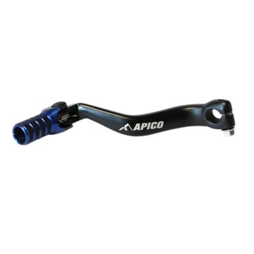 APICO GEAR PEDAL ELITE YAMAHA YZ125 96-04, YZ250 89-04, YZ60/80/85 81-22 BLACK/BLUE