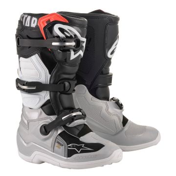 ALPINESTARS TECH 7S BOOT SILVER/WHITE/GOLD