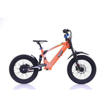REVVI 18" ELECTRIC BIKE ORANGE 