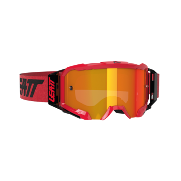 LEATT VELOCITY 5.5 IRIZ GOGGLE RED - RED LENS