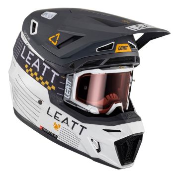 LEATT HELMET MOTO 8.5 V23 METALLIC INCLUDES 5.5 GOGGLE
