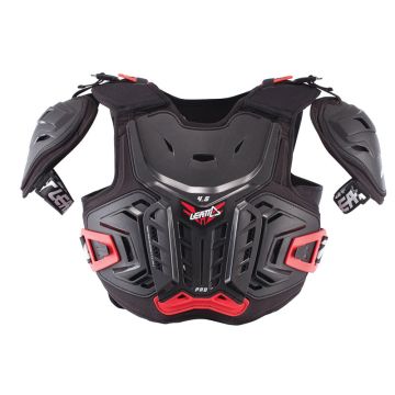LEATT CHEST PROTECTOR 4.5 PRO BLACK/RED JUNIOR