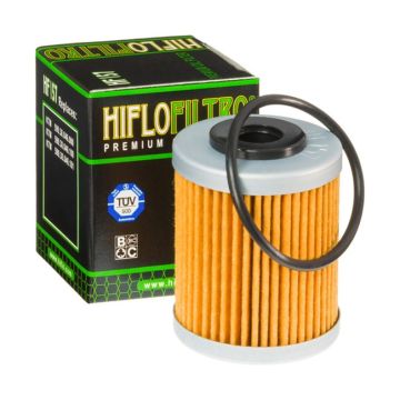 HIFLO OIL FILTER KTM 4T SX400-525 99-06, EXC250-525 99-08, ATV 08-11,BETA 250-525RR 05-09 2ND FILTER SHORT
