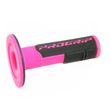 PRO GRIP HANDLE BAR GRIPS 801 FLUORESCENT BLACK/PINK