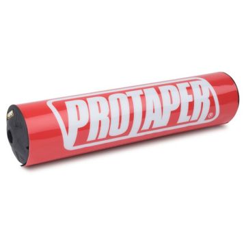 PRO TAPER 10" ROUND BAR PAD - RACE RED 