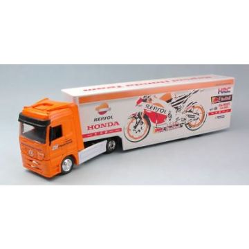 REPSOL HONDA MOTO GP RACE TRUCK 1:43 SCALE