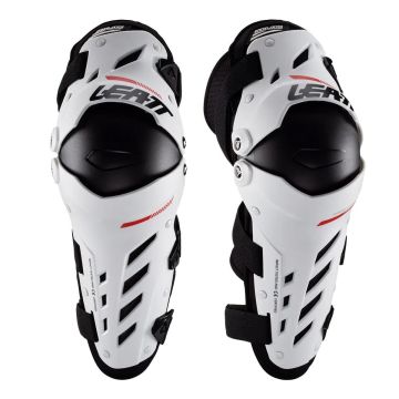 LEATT KNEE GUARD DUAL AXIS WHITE JUNIOR