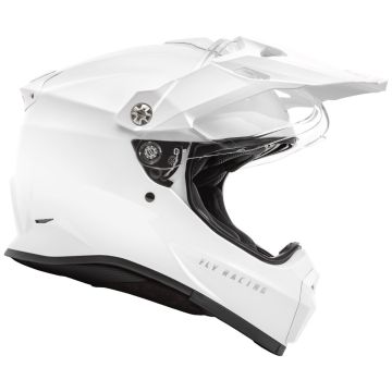 FLY TREKKER SOLID HELMET WHITE