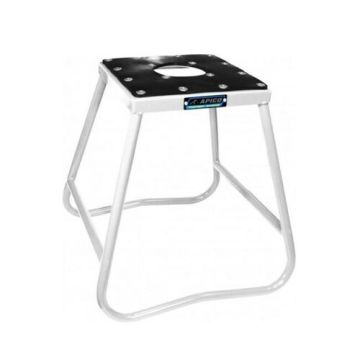 APICO Steel Boxed Motocross/Enduro Bike Stand - WHITE