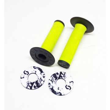 SCOTT MX SXII GRIPS 22/25MM BLACK/NEON YELLOW