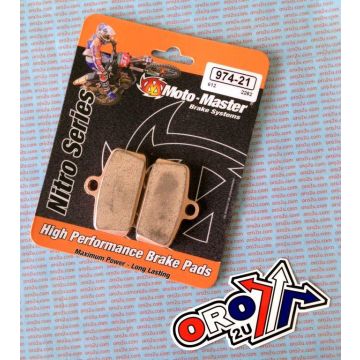 MOTO-MASTER NITRO BRAKE PADS SINTERED - KTM/HUSKY SX/TC85 FRONT 12-20, FREERIDE 350 12-20, FREERIDE 250 14-20