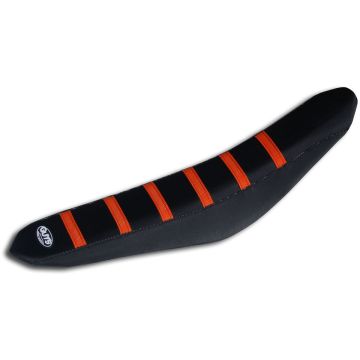 GUTS Ribbed VS seat cover Black w Red Ribs CRF250 18-20, CRF450 17-20