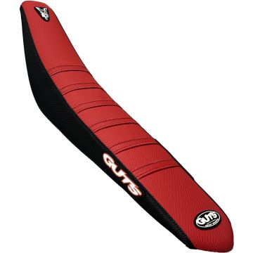 GUTS Ribbed VS seat cover black side, red rib, red top CRF250R 22- CRF450R 21-