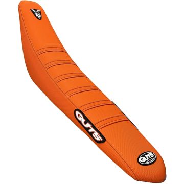 GUTS Ribbed VS seat cover Orange w Orange Ribs KTM SX SXF 19-22, EXC/F 20-