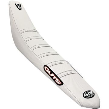 GUTS Ribbed VS seat cover White w White Ribs TC65 17-22