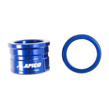 APICO FRONT WHEEL SPACER YAMAHA YZ125/250 08-21, YZ250F/450F 07-13 BLUE