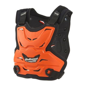 POLISPORT ARMOUR PHANTOM LIGHT ORANGE CHEST PROTECTION 