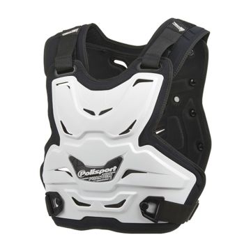 POLISPORT ARMOUR PHANTOM LIGHT WHITE CHEST PROTECTION