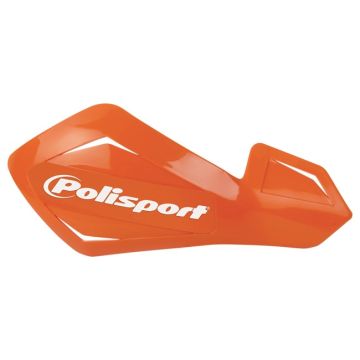 POLISPORT FREEFLOW LITE HAND GUARDS WITH ALUMINIUM MOUNTING KIT ORANGE